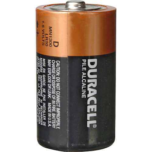 Duracell D 1.5V Alkaline Coppertop Battery (2 Pack) MN1300B2 B&H