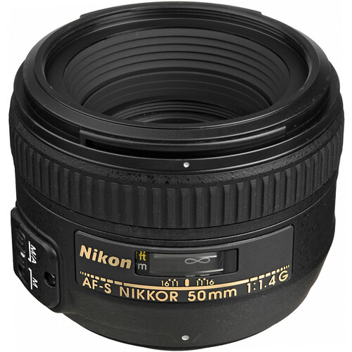 Nikon AF-S Nikkor 50mm f/1.4G Autofocus Lens