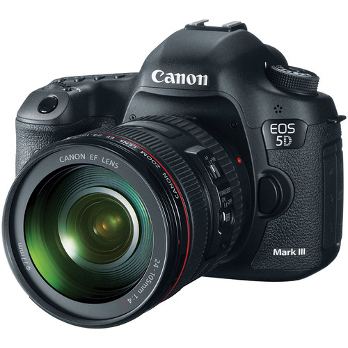 Canon EOS 5D Mark III DSLR Camera Kit with Canon 24-105mm f/4L IS USM AF Lens