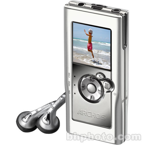 Archos 104 6GB Pocket Music Player Metallic Gray 500890 B&H