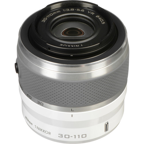Nikon 1 NIKKOR VR 30-110mm f/3.8-5.6 Lens (White)