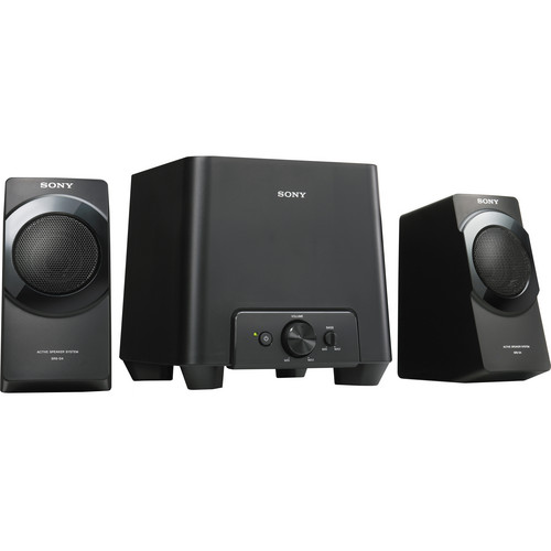 Sony Desktop Speaker System SRSD4 B&H Photo Video
