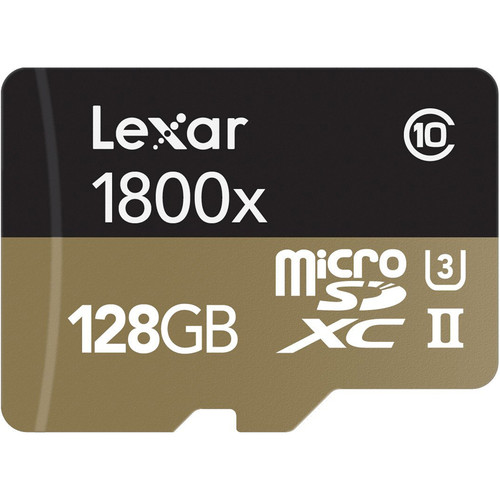 Lexar 128GB Profesyonel 1800x UHS-II microSDXC Hafıza Kartı (U3)