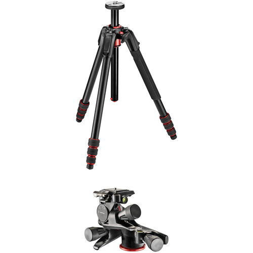 Manfrotto 190go Aluminum Tripod With XPRO Geared 3 Way Pan Tilt