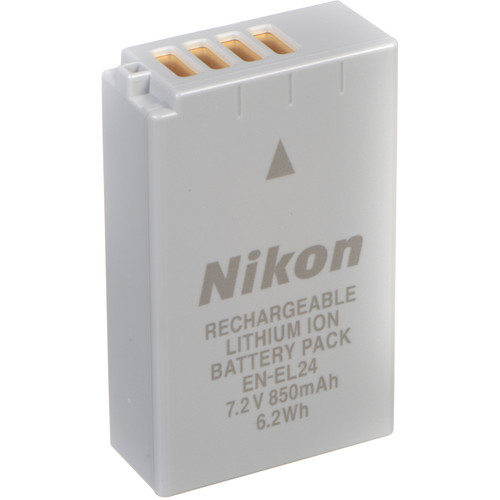 Nikon EN-EL24 Şarj edilebilir Lityum-İyon Pil Paketi (7.2V, 850mAh)