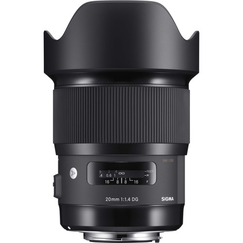 Sigma 20mm f / Canon EF 1.4 DG HSM Sanat Lens