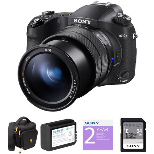 Sony Cyber Shot Dsc Rx Iv Digital Camera Deluxe Kit B H Photo