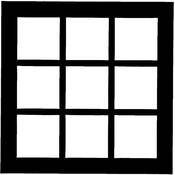 Chimera Window Pattern for 24x24" Frame