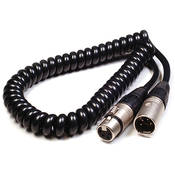 PAG 9450 4-pin XLR Male to 4-pin XLR Female Coiled Cable