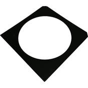 Altman Color Frame for Shakespeare Ellipsoidal, Black -12"
