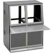Winsted 2 Bay Base and 10.5" (26.67 cm) (6U) Slope Console, Model J8201