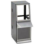 Winsted 1-Bay Base and 21" (53.34 cm) (12U) Slope Console, Model J8212