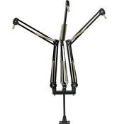 O.C. White Triple Deluxe Microphone Arm and Riser System (Black)