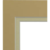 Savage ProMatte - 8 x 10" Mat to Hold 4 x 6" Print - Rattan/Ivory
