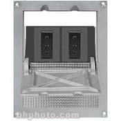 Altman Flush Floor Box 2- 20 Amp Stage Pin Receptacles