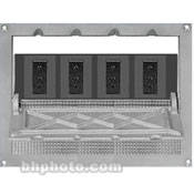 Altman Flush Floor Box 4- 20 Amp Stage Pin Receptacles