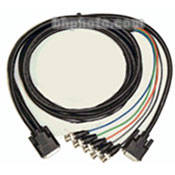 Aurora Multimedia DVI-I to DVI-D & 5x BNC Breakout Cable (6