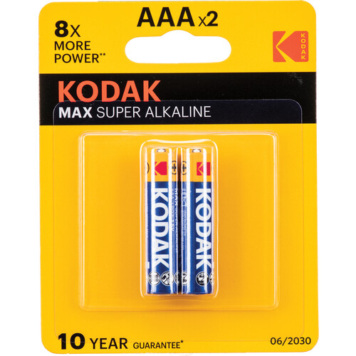 Kodak AAA 1.5v Alkaline Battery - 2 Pack