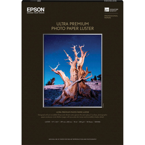 Epson Ultra Premium Luster Photo Paper - 11.7x16.5