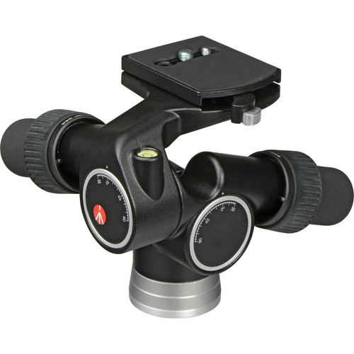 Manfrotto 405 Pro Digital Geared Head (Quick Release) - Supports 16.5 lbs (7.5kg)