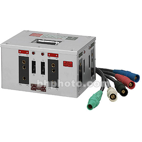Mole-Richardson Cam-Lock 3 Phase Thru Box - 5-Wire, 600 Amp