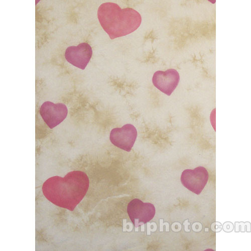 Studio Dynamics 10x15' Muslin Background - Eros Hearts