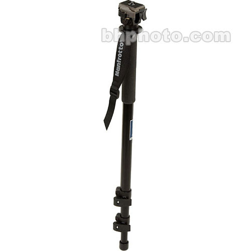 Manfrotto 679B 3 Section Monopod (Black) with 234RC Head