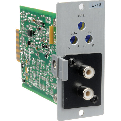 Toa Electronics U-13R - Unbalanced Line Input w/ High/Low Cut Filters and Mute-Receive (Dual RCA)