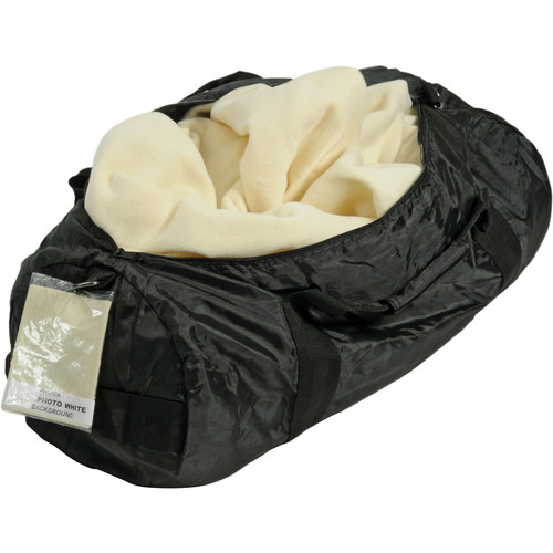 Photek B-6020  Velour Fabric Background-in-a-Bag - 6x7' (Photo White)