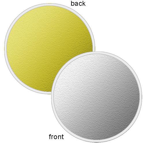 Photoflex LiteDisc Circular Reflector, Silver/Gold, 12