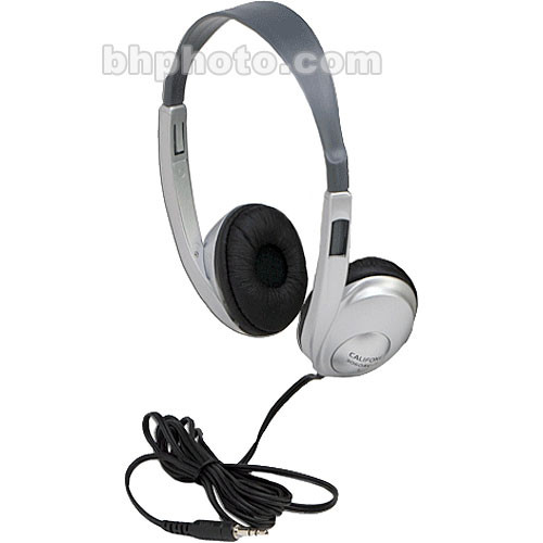 Califone 3060AVS Multimedia Stereo Headphones (Silver)