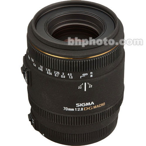 Sigma 70mm f/2.8 EX DG Macro AF Lens for Sony & Minolta