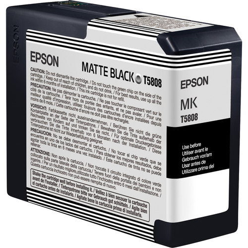 Epson UltraChrome K3, Matte Black Ink Cartridge (80ml)
