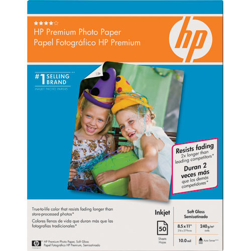 HP Premium Matte Photo Paper - 8.5x11