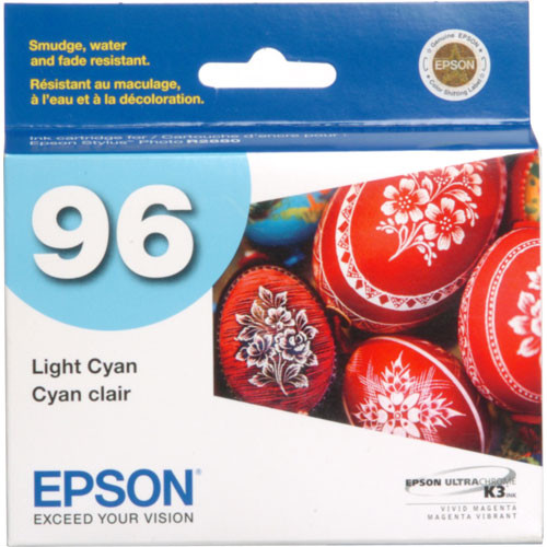 Epson Light Cyan UltraChrome K3 Ink Cartridge (Code 96)