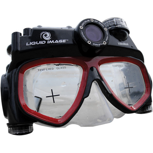 Liquid Image VideoMask Series 480p 5 MP D310 Dive Mask with Camera (Mid Size)