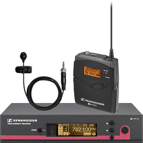Sennheiser ew 114 G3 LE Wireless Bodypack Microphone System with ME 4 Lavalier Mic - A2 (518-554 MHz)