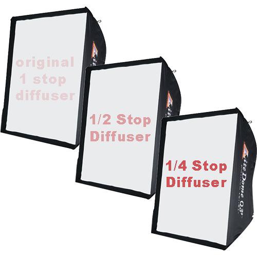 Photoflex Diffusion Fabric Kit - 1/4 & 1/2 Stop, for Medium (24x32