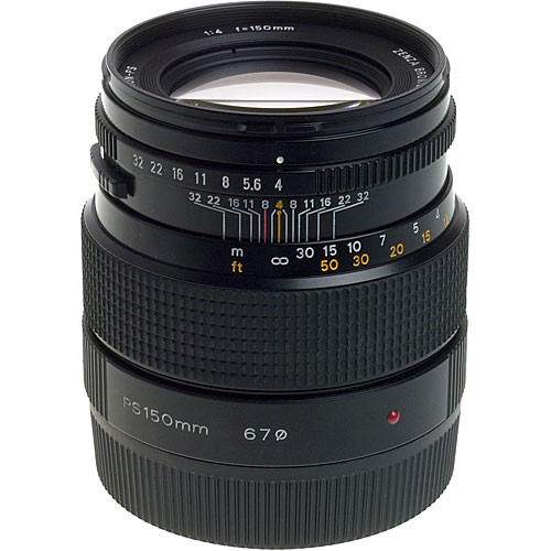 Bronica 150mm f/4 Zenzanon PS Lens