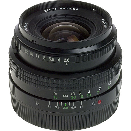 Bronica Wide Angle 50mm f/2.8 Zenzanon-PE Lens for ETR Series Cameras