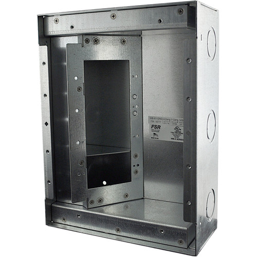 FSR WB-X1-GNG Wall Box (4 Gang Openings with Knock-Outs)
