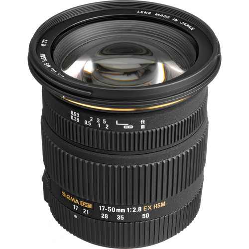 Sigma 17-50mm f/2.8 EX DC OS HSM Zoom Lens for Sigma DSLRs with APS-C Sensors