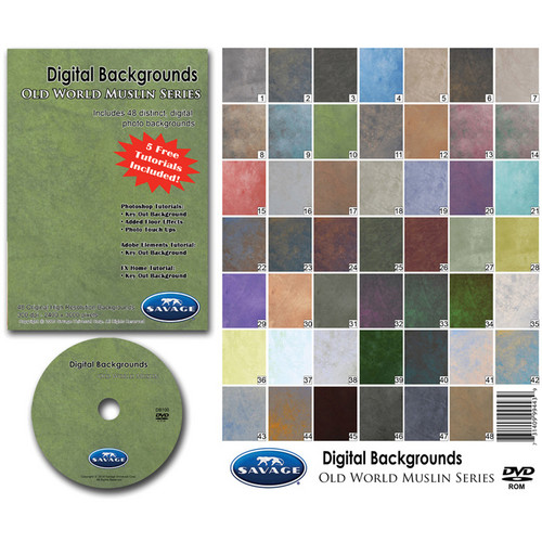 Savage DVD-ROM: Digital Backgrounds (Old World Muslin)