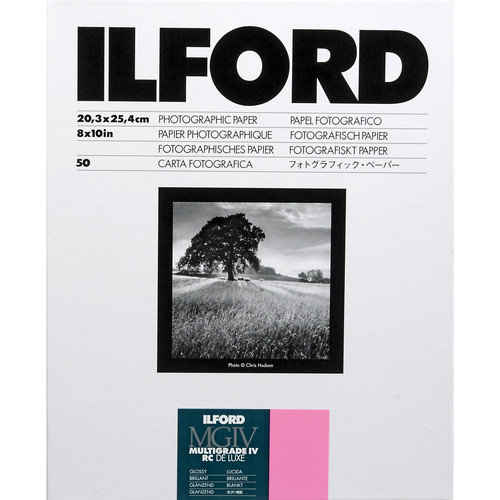Ilford Multigrade IV RC Deluxe MGD.1M Black & White Variable Contrast Paper (8 x 10
