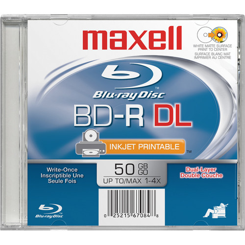 Maxell BD-R Dual Layer Printable White 50GB (White)