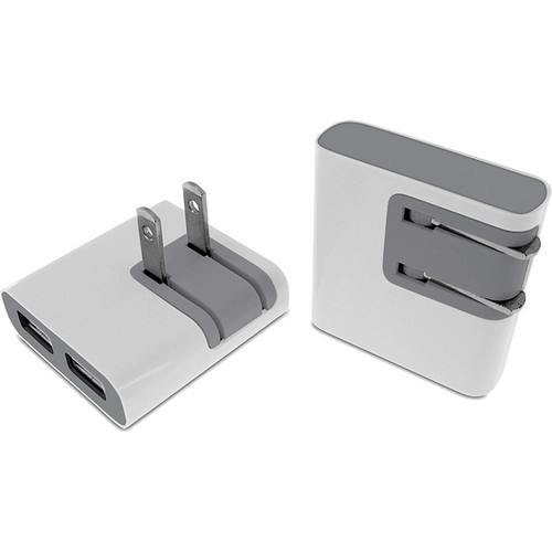 Macally Dual USB Wall Charger for Apple iPhone 4
