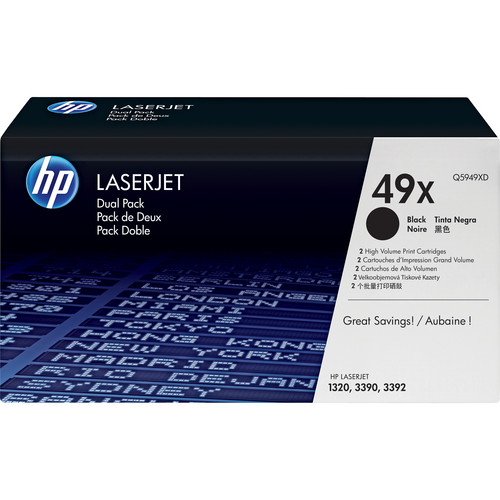 HP LaserJet 49X Black Toner Cartridge (Dual Pack)