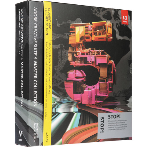 Adobe Creative Suite 5 Master Collection Software for Mac (Student & Teacher Edition)