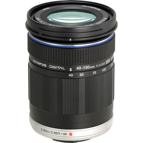 Olympus M.Zuiko Digital ED 40-150mm f/4.0-5.6 Lens (Black)