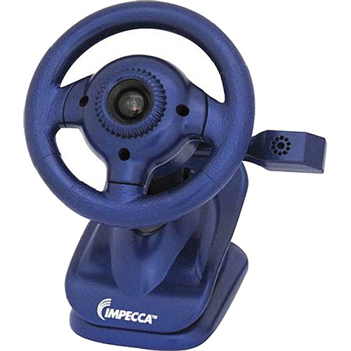 Impecca WC100 Steering Wheel Webcam with Built-In Mic (Blue)